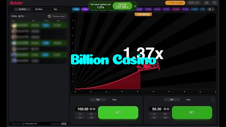 available types of Billion Casino bet including pre-match live express and system bets